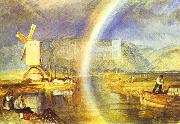 J.M.W. Turner Arundel Castle, with Rainbow. oil painting